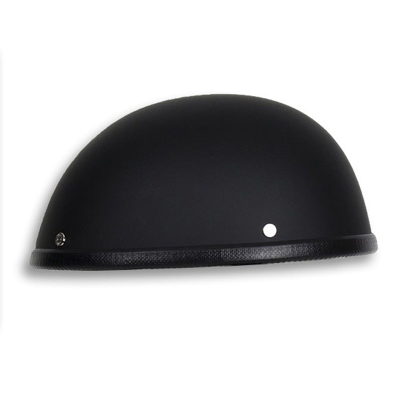Novelty Half Helmet - Flat Black - Not DOT Approved. Not Street Legal