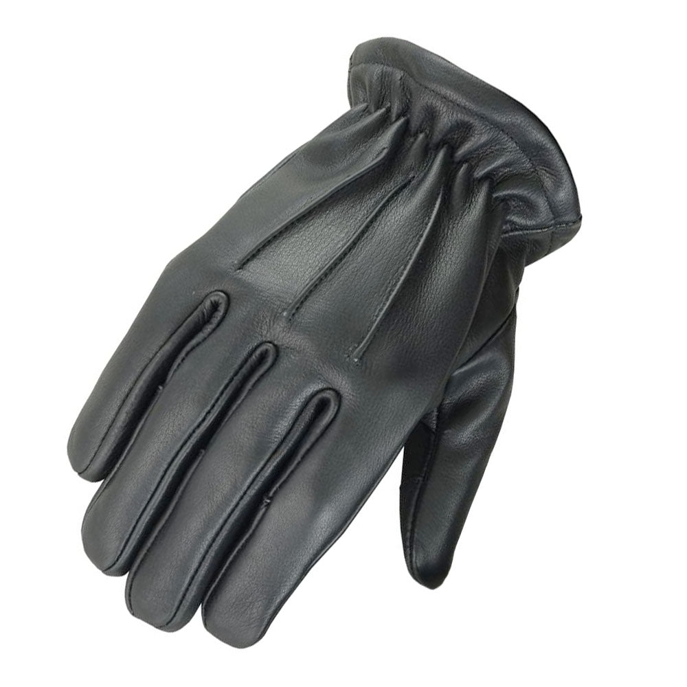 Men’s Black Leather Short Glove