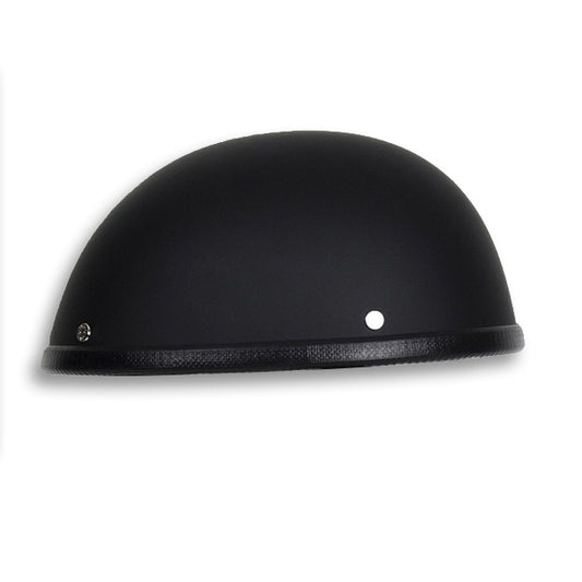 Novelty Half Helmet - Flat Black - Not DOT Approved. Not Street Legal