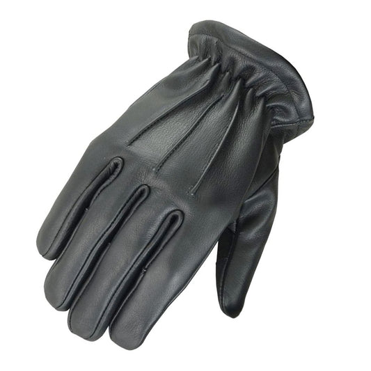 Men’s Black Leather Short Glove