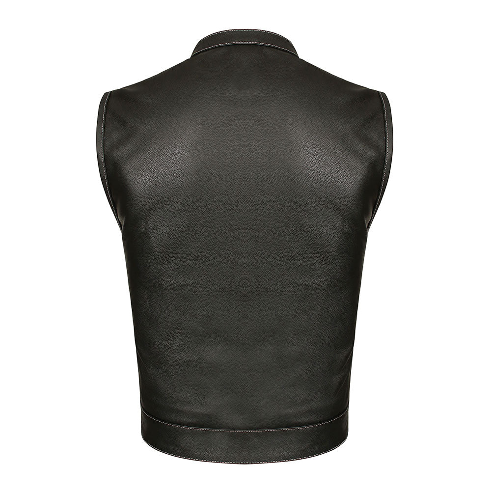 White Venom - White Stitch Club Vest with Bandana Liner